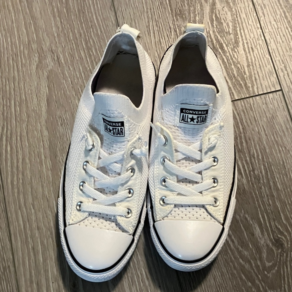 Converse All Star White Canvas Sneakers